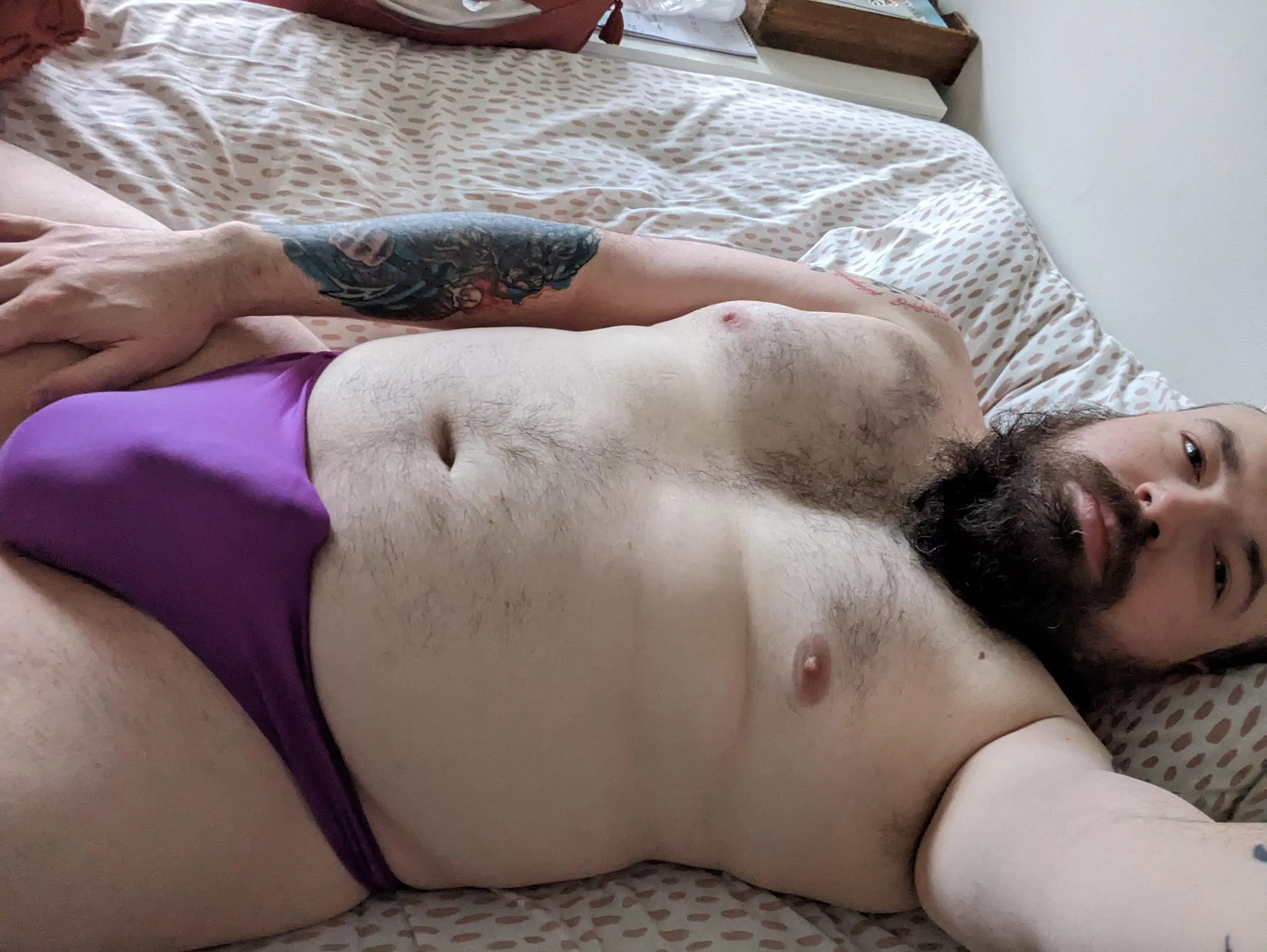 Your bf doesn't have to know that I've been breeding you babe. Come back to bed. posted by Ass-Sabbath