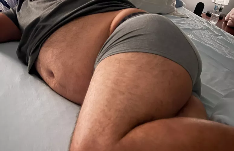 A Nap with Daddy? It's been a Long Day, come and Rub my Belly. by truckerlorenzo