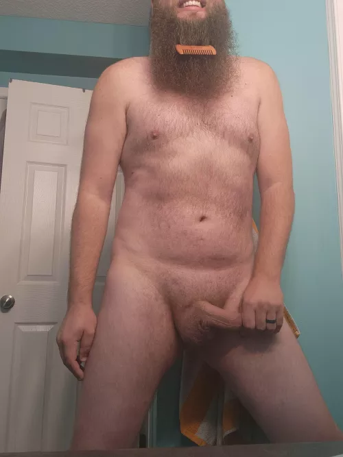 Beard Maintenance. 😋😋 by BeardeddBombshell