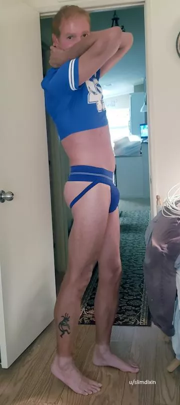 Hope you dont mind a 58 year old who still loves showing off his undies posted by slimdixin