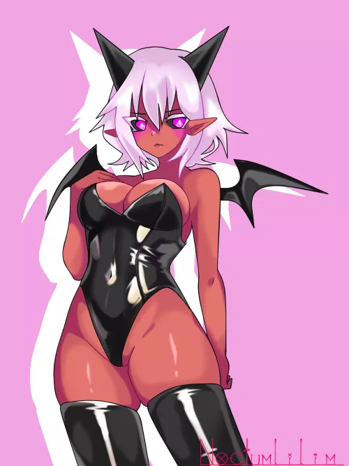 My imp girl! I'm really proud of the shading on this one! by noctumlilim