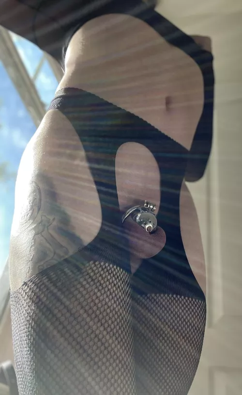 Nothing feels better than being locked 24/7 😊 by SharkFemC