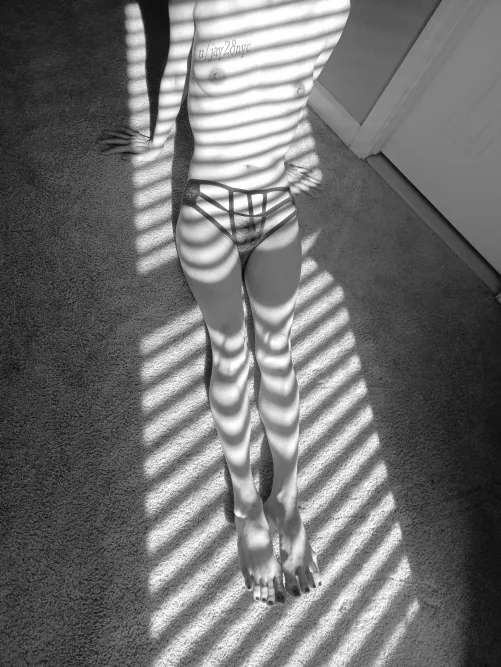 Seated Saturday series with sun-stripes (F) [OC] by jay28nyc