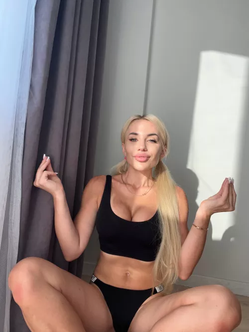 Stretch with me, babe. by Femininejig21