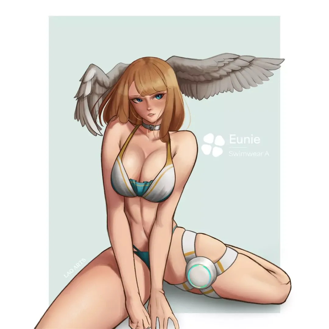 swimsuit Eunie (@lao_arts)[Xenoblade Chronicles 3] posted by iowess