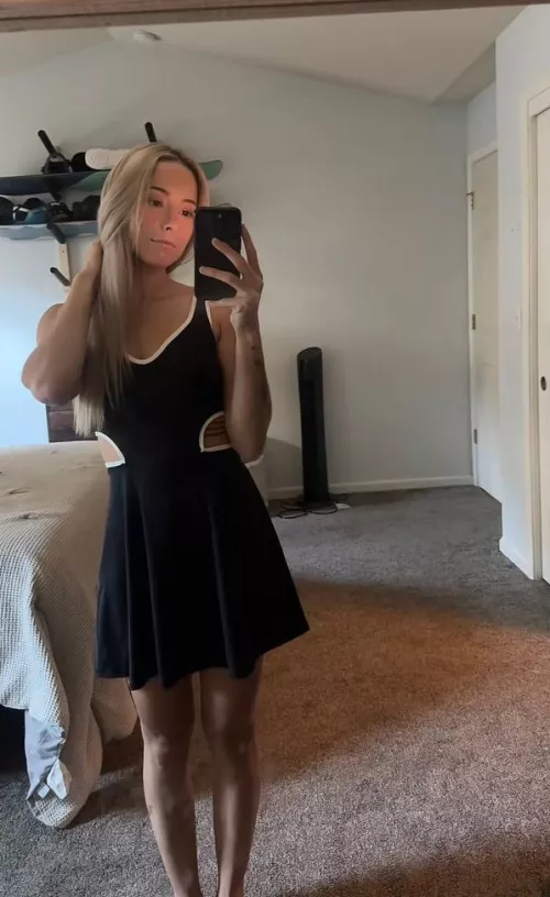 This dress deserved a selfie by Row-Firm