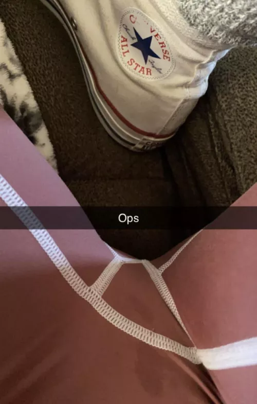 thru my leggings today 😅 by ilovextcy