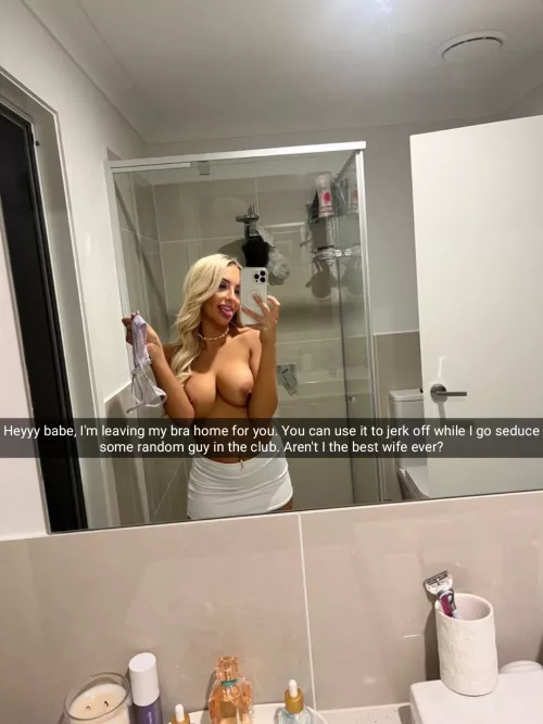 Your wife sends this to you when you're about to come home from work. What's your response? by SampleFluid