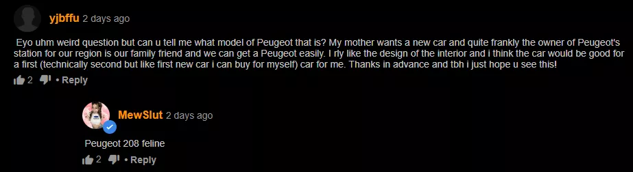 He needs to know the car model posted by Spectshen