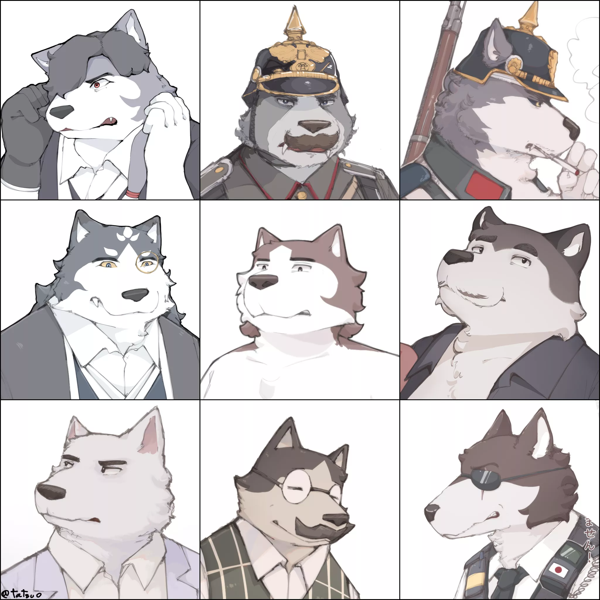 How's my wolfs? (OC) posted by Okami_Tatsuo