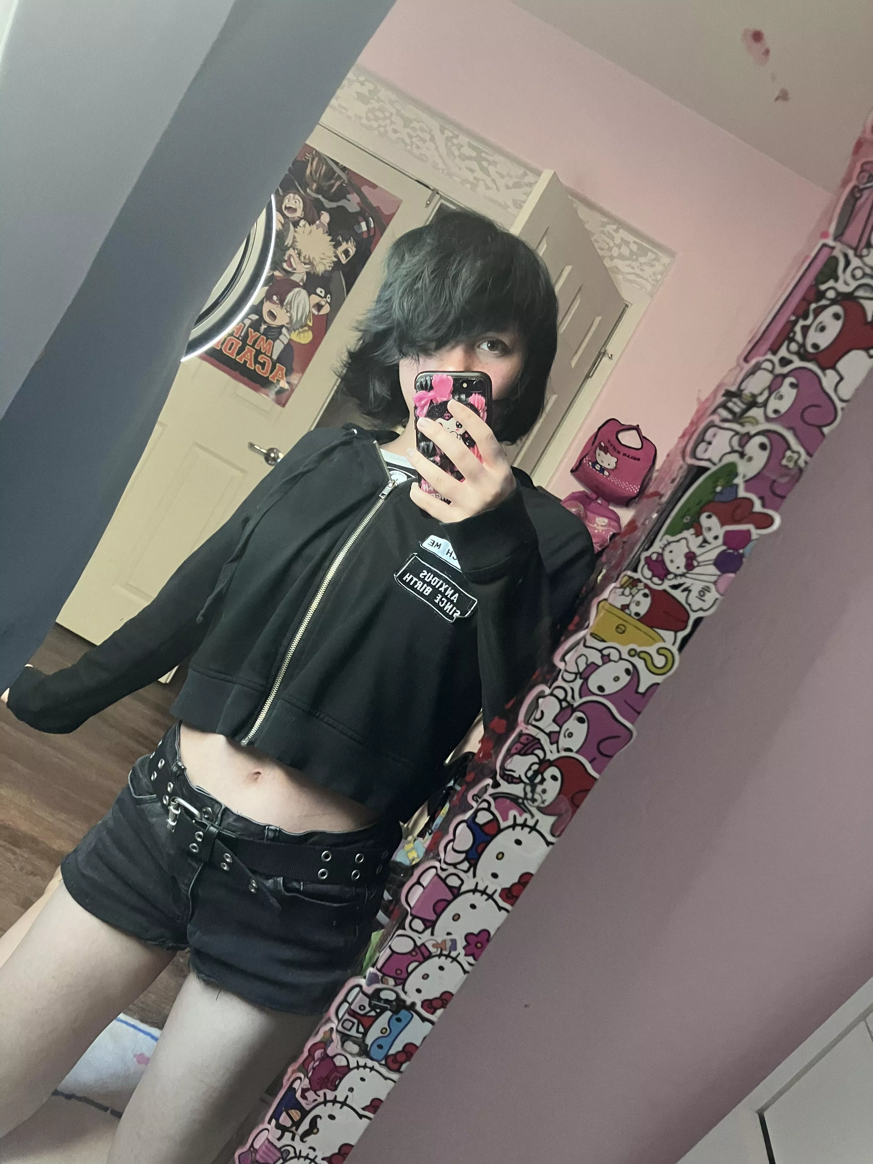 Look at this dorky femboy and their weeby room (please don’t remove for bullying it’s me it’s a joke) posted by BrokenBunnies