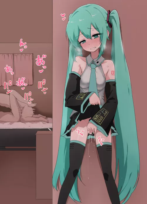 Masturbating to them fucking by AnimeChan39