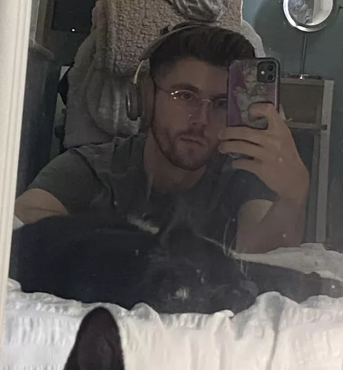 me and little fur baby say hi! by DylanKii94