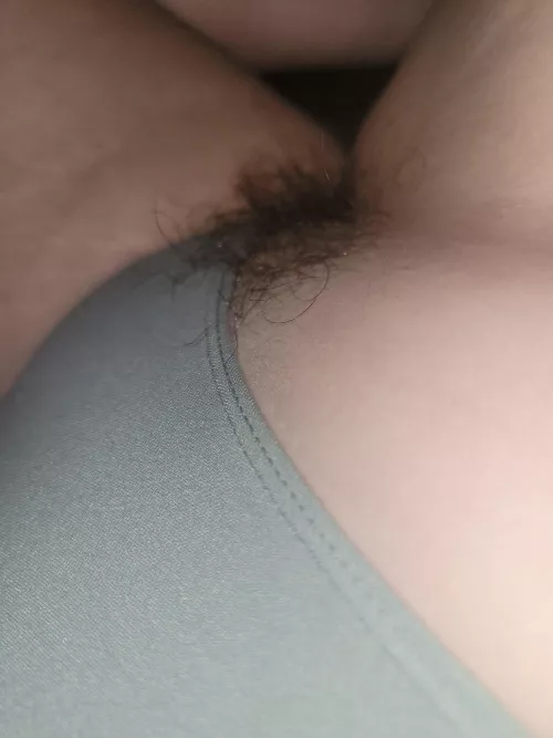 Oops my bush is poking out by yourbakedbabe