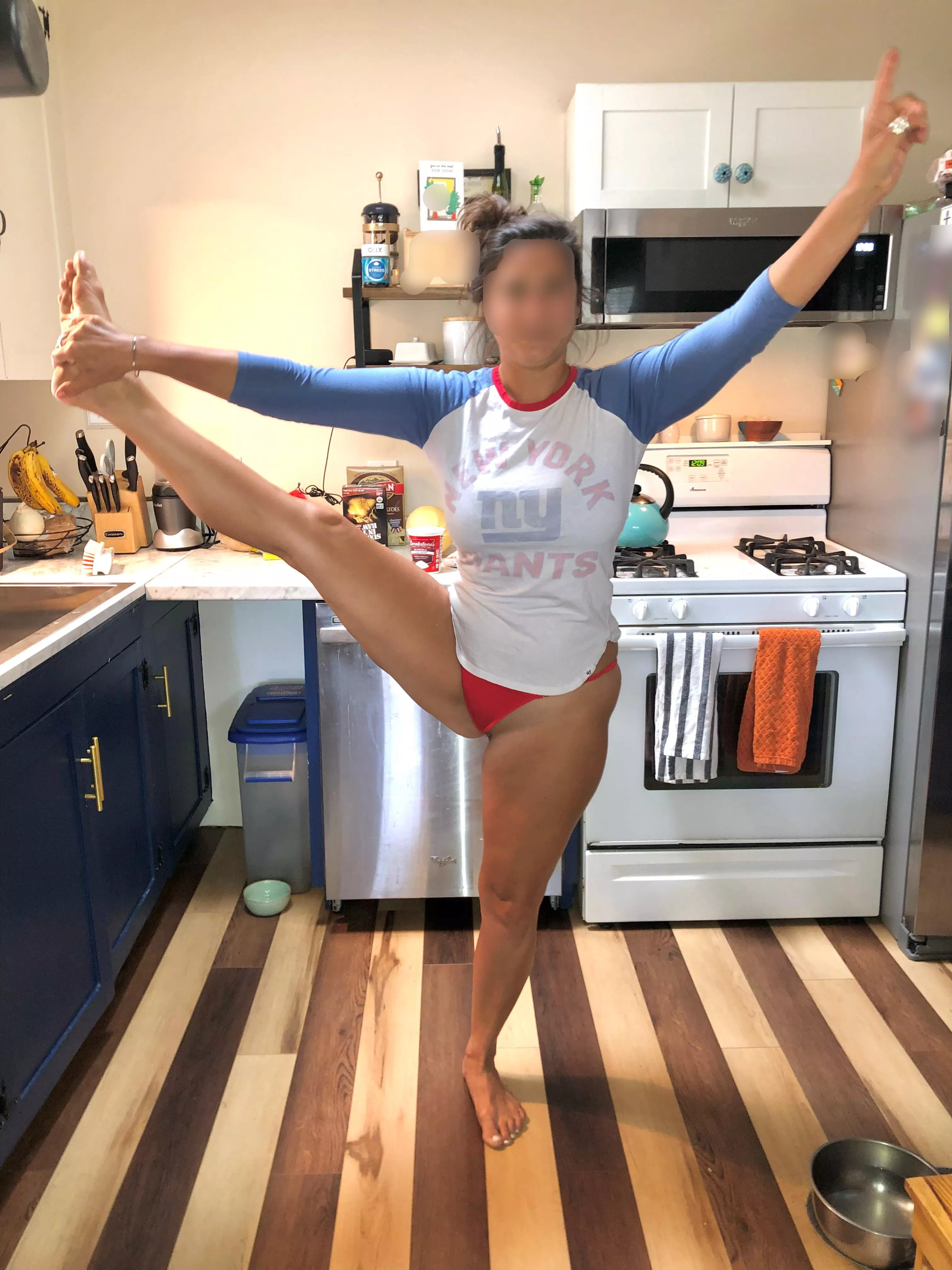 Red panties for Big Blue!!! posted by Beachboo5