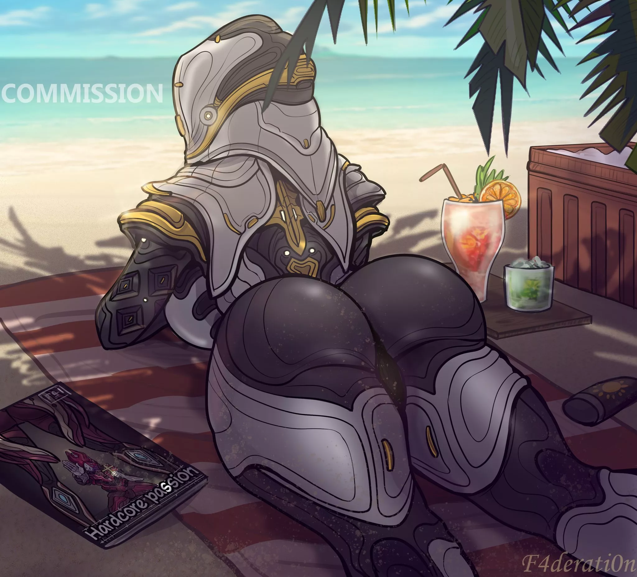 [Wisp Graxx] Trying To Cool Off On The Beach [F4derati0n] posted by Darthmufin