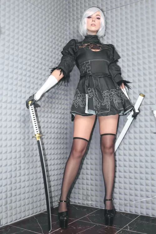 2B cosplay by Fairy Elfie by CharmingMistress