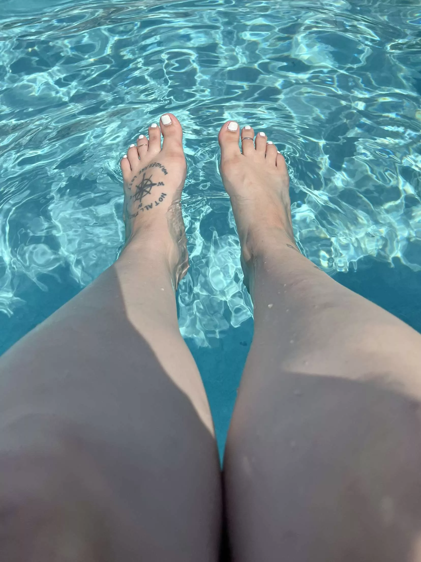 Barefoot by the pool is a way of life! posted by Purple_Rush_9667
