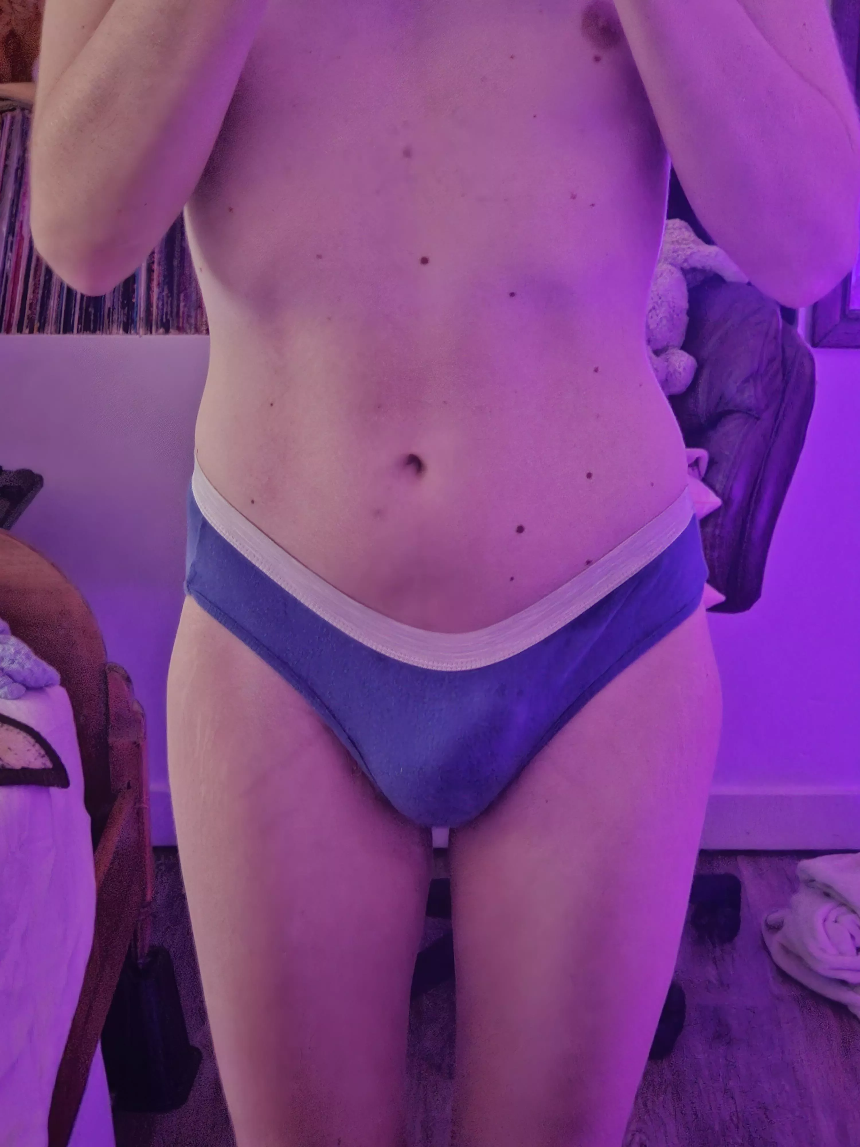 Be nice!! its my first time showing off my girlbulge 🫣🥰 posted by computerangel69