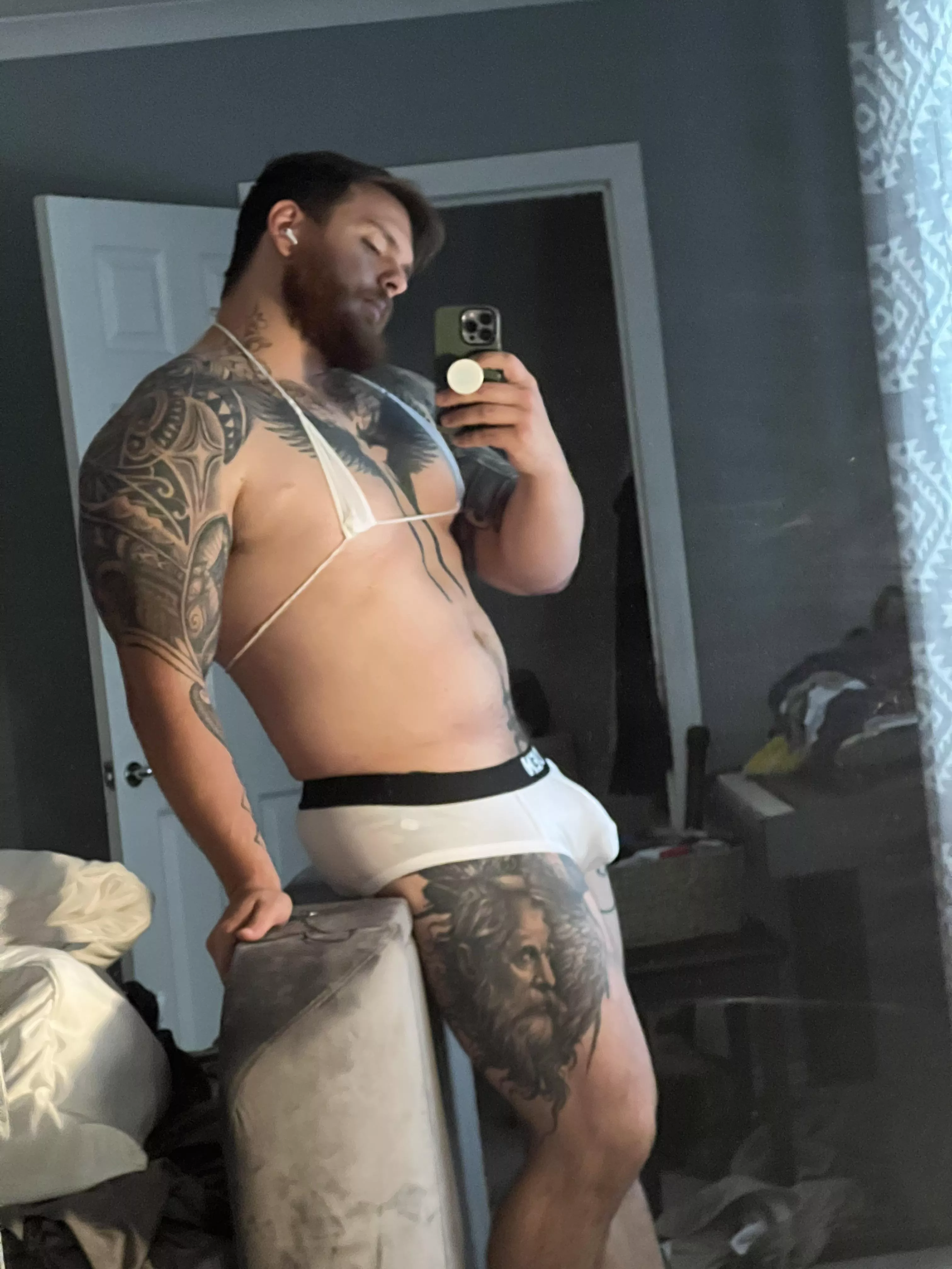 Can you see the wee outline of mine from the side? posted by conzo0311