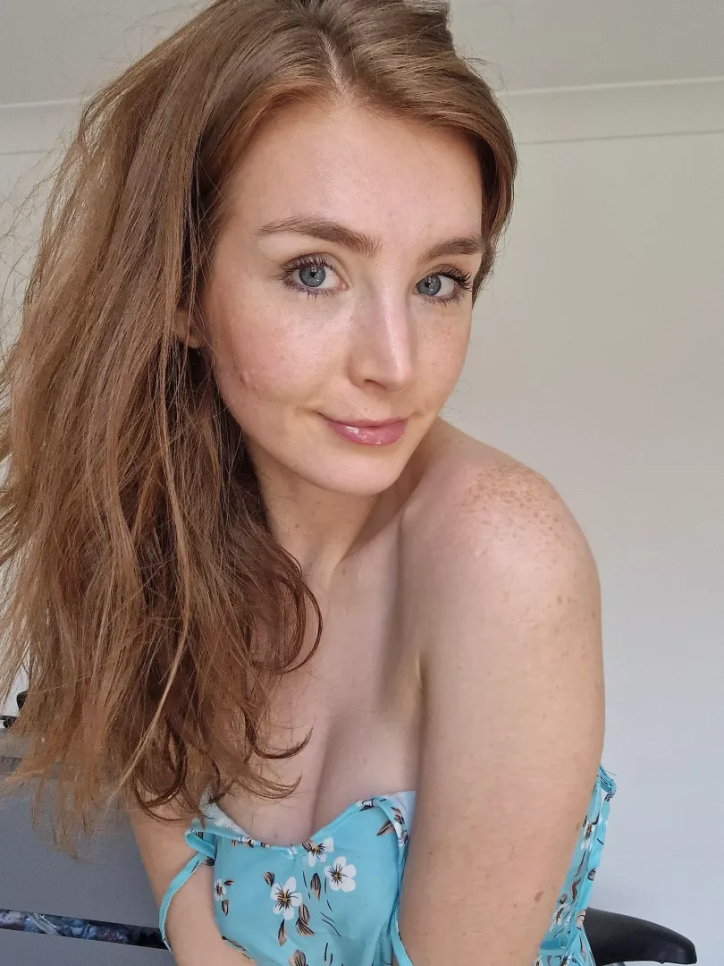 Freckles and a low cut dress! by katiecooper4xo