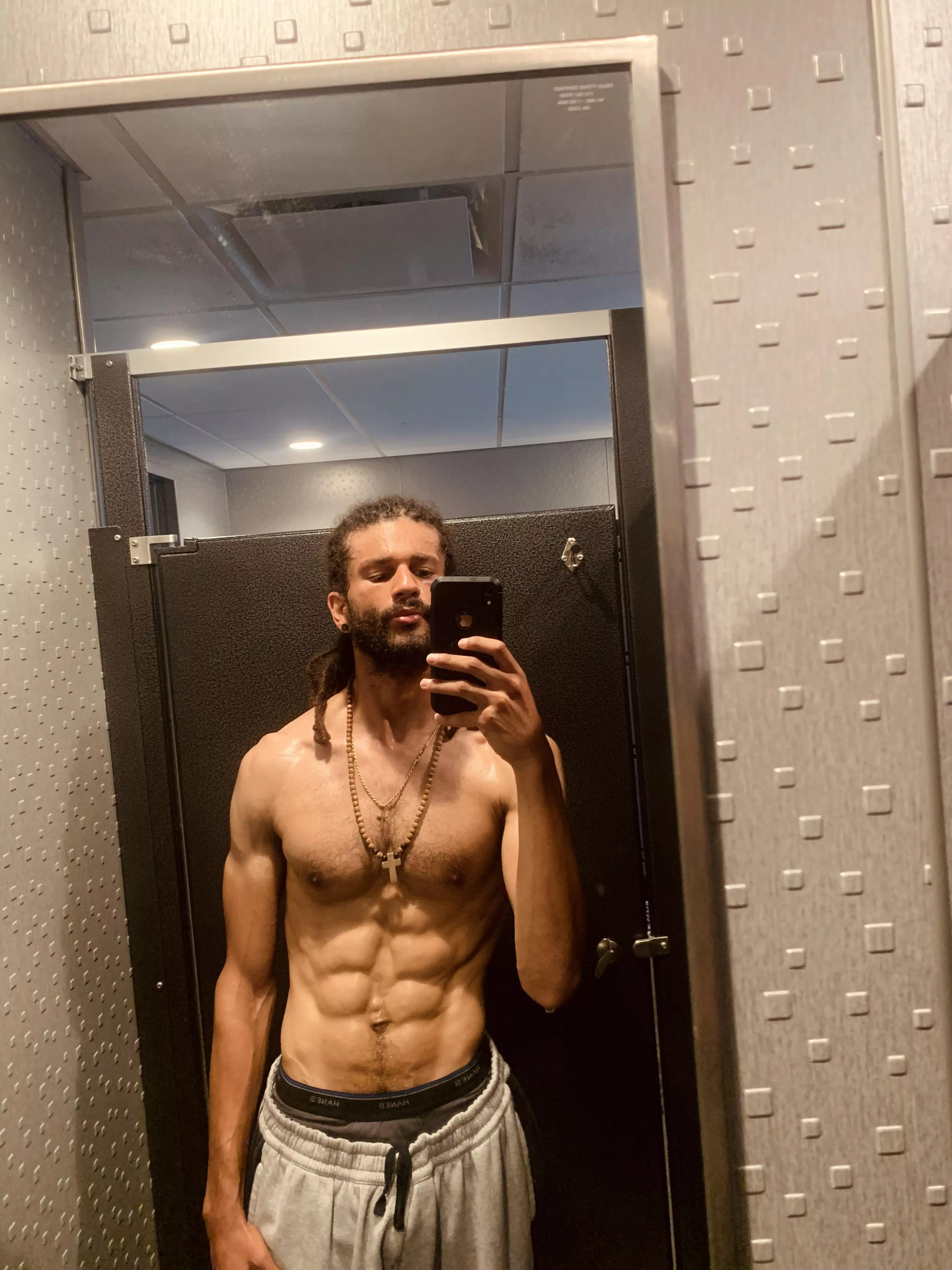 grey sweats posted by kaymakesbeats