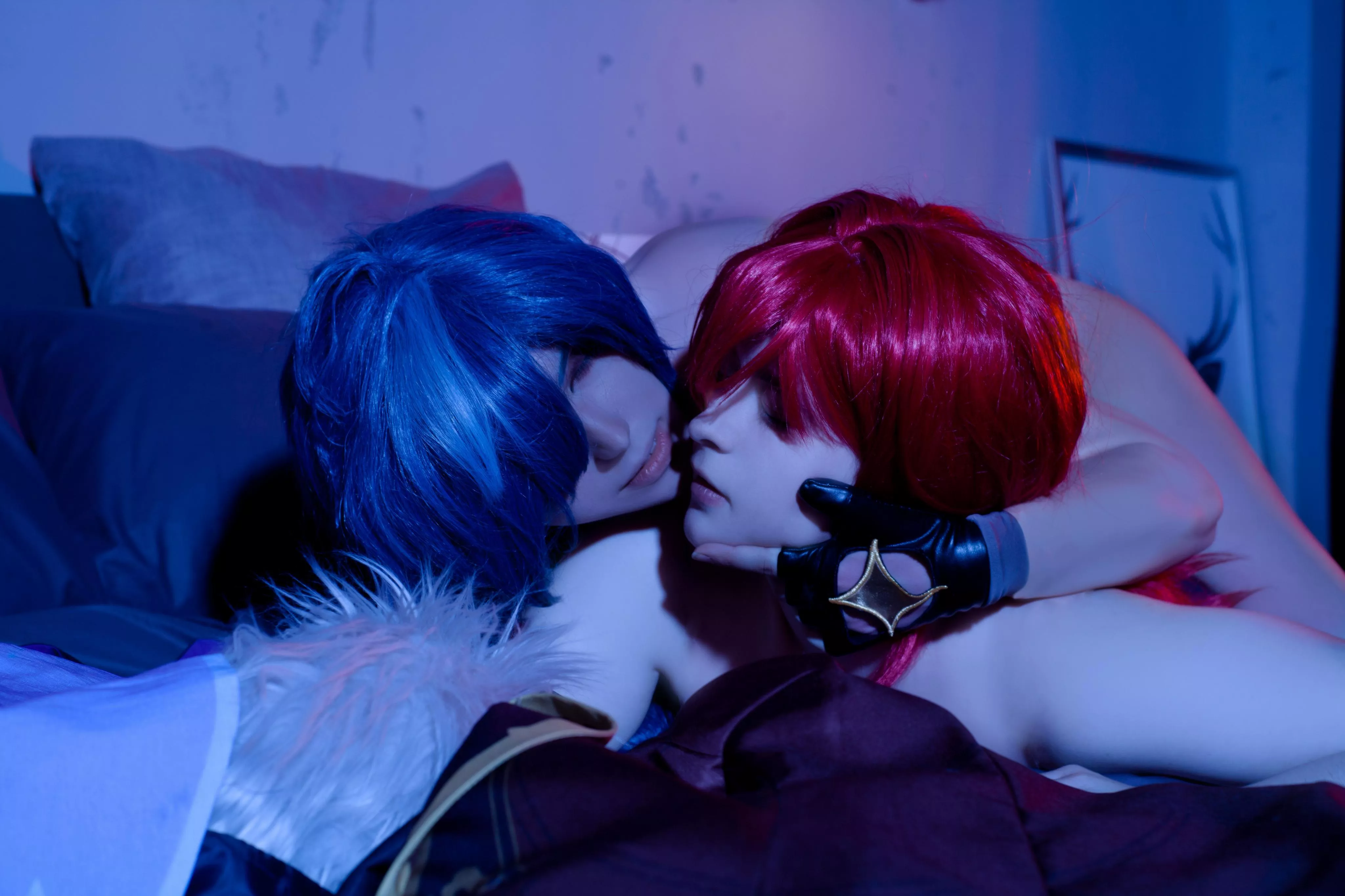 Kaeya by Akira_089 and Diluc by Wolfskayers posted by Akira_089