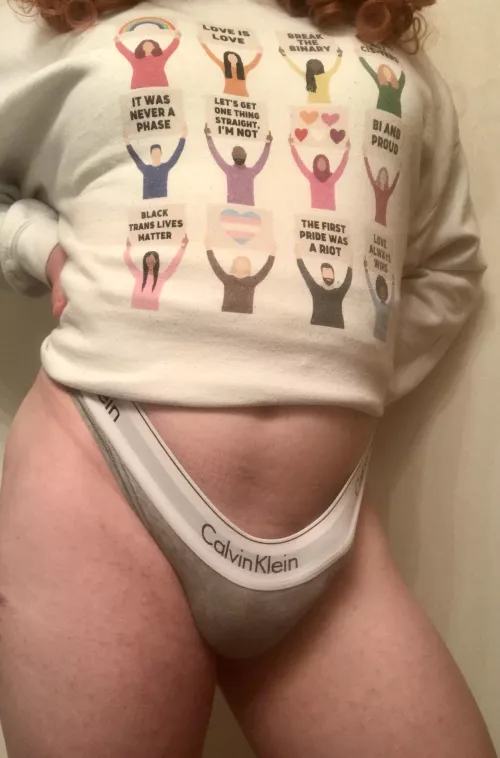 Like my sweatshirt? by tgirlkelly