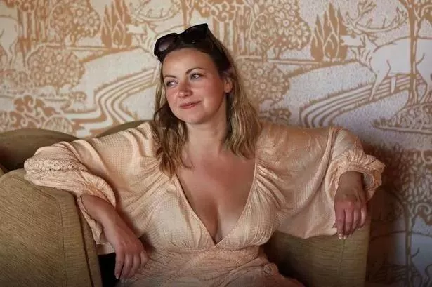 Plunging neckline curvy blonde posted by Due_Reputation_3525