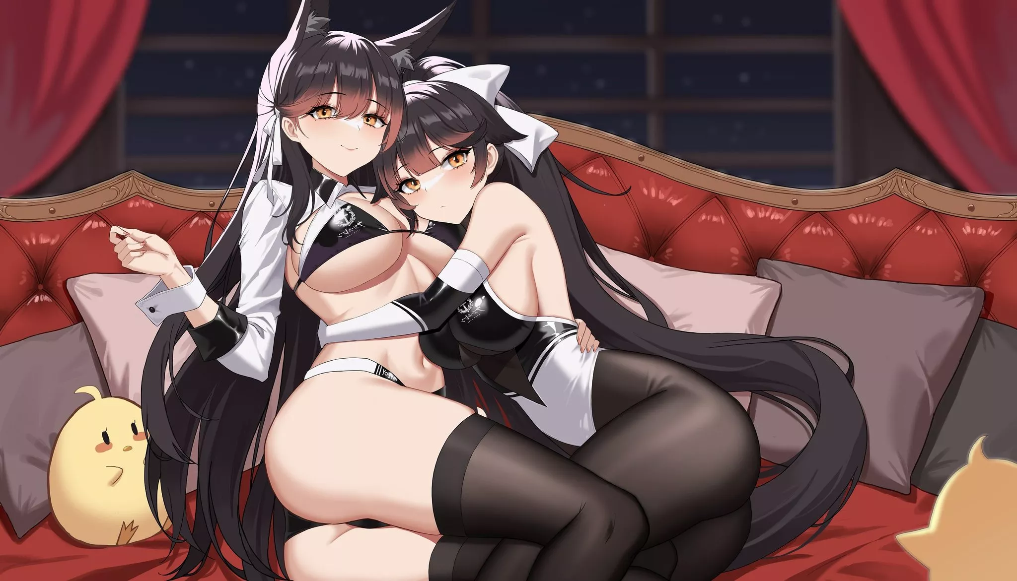 Race Queens Atago and Takao (otakueden1995) [Azur Lane] posted by llamanatee