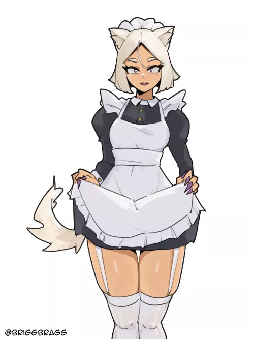 Do you like maid catgirls? by @BriggBragg by FidoMix_Felicia