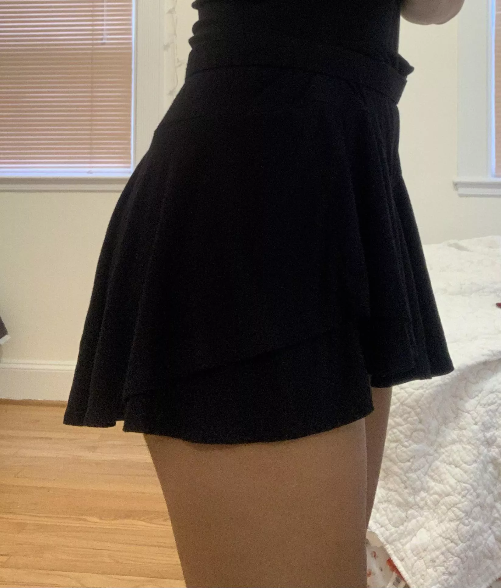 is my skirt too short? :0 posted by Sweet-Cinnamonxoxo