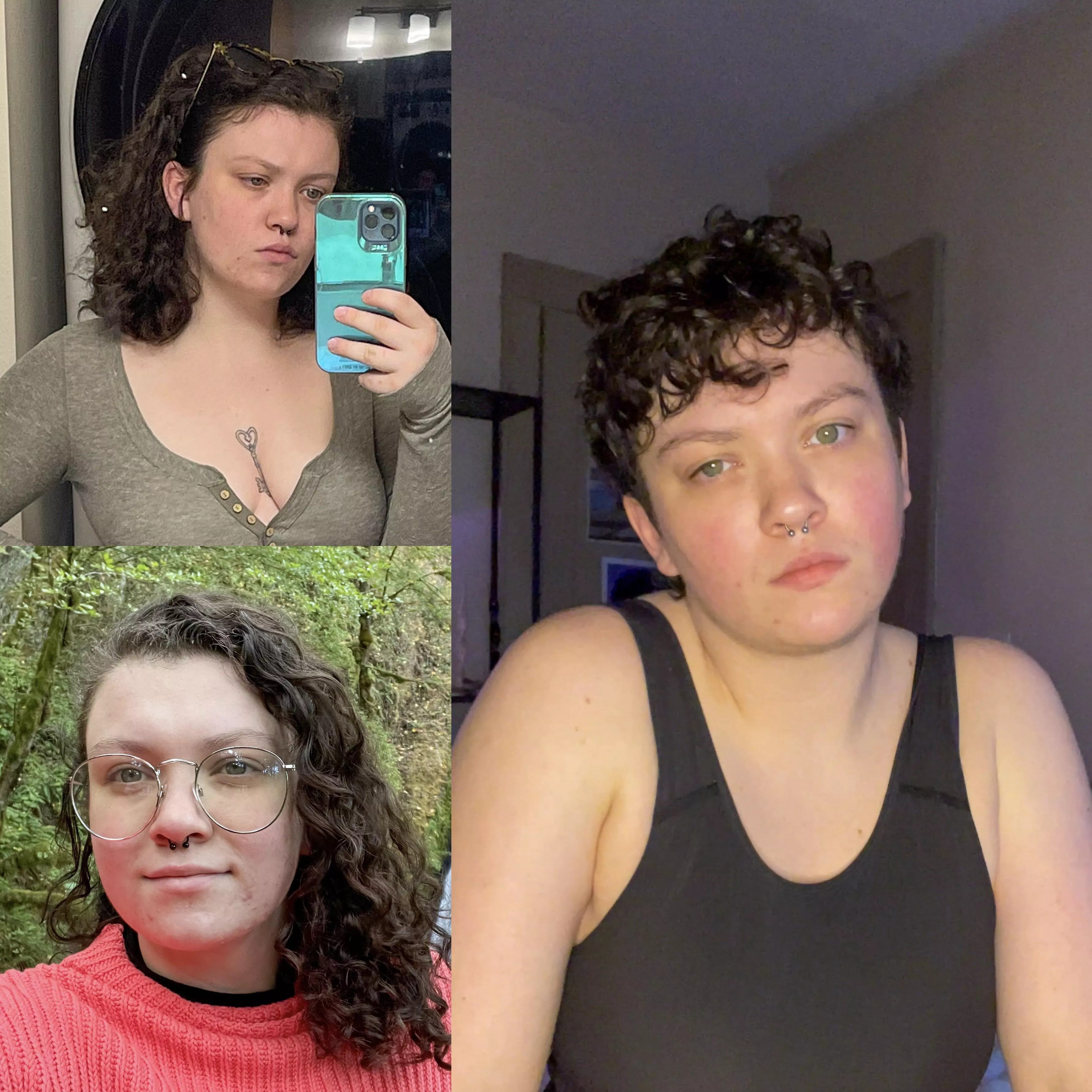 just some sfw tboi joy (spring 2021 -> fall 2021 -> fall 2023) posted by augustbeck