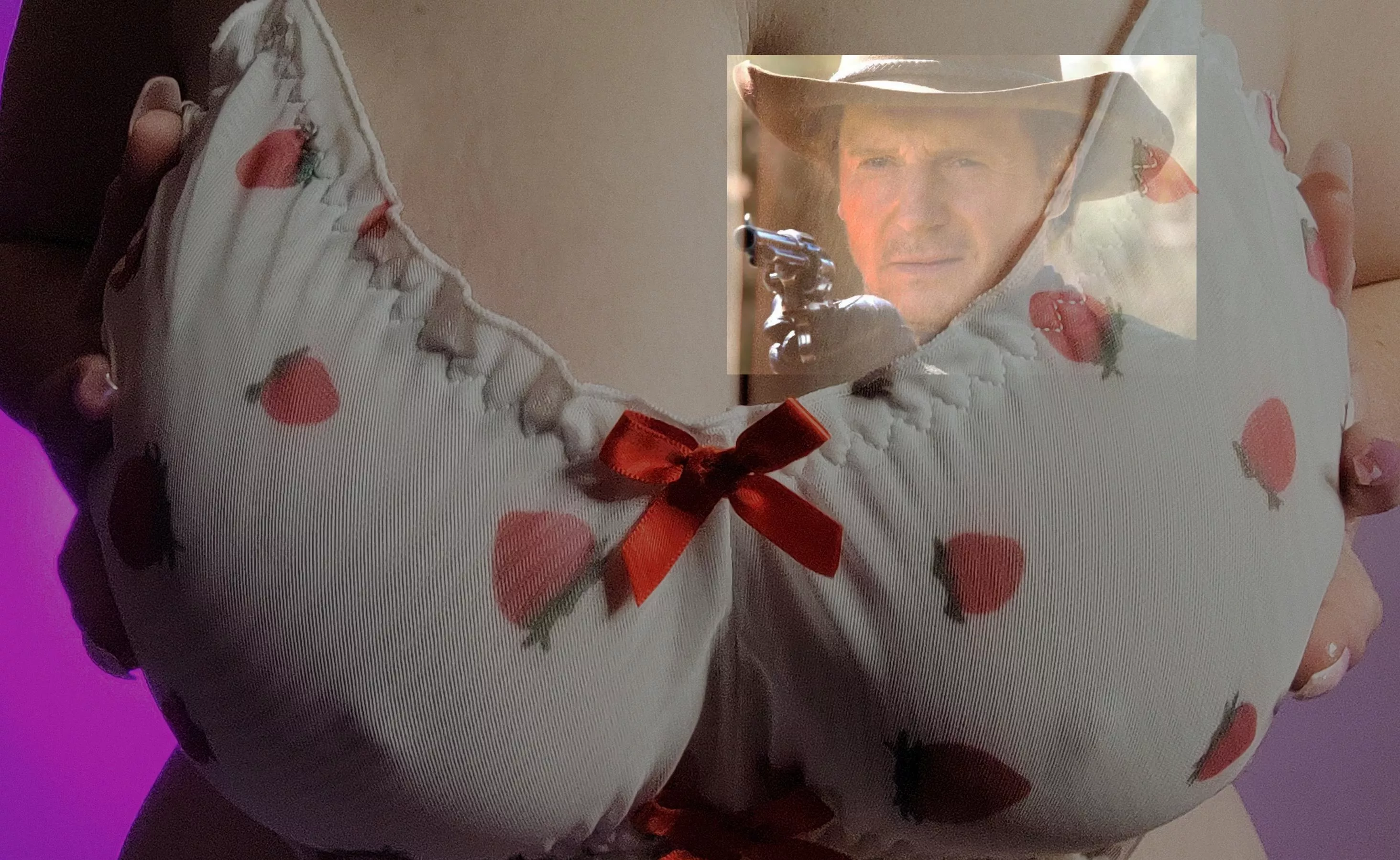 Nibble my strawberries posted by Pleasecallmekitty