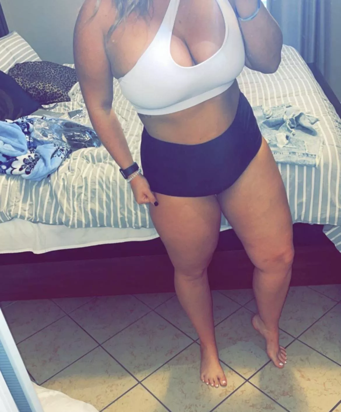 Should I strip my top off in front of hubbys friends? posted by HotwifeNurse18