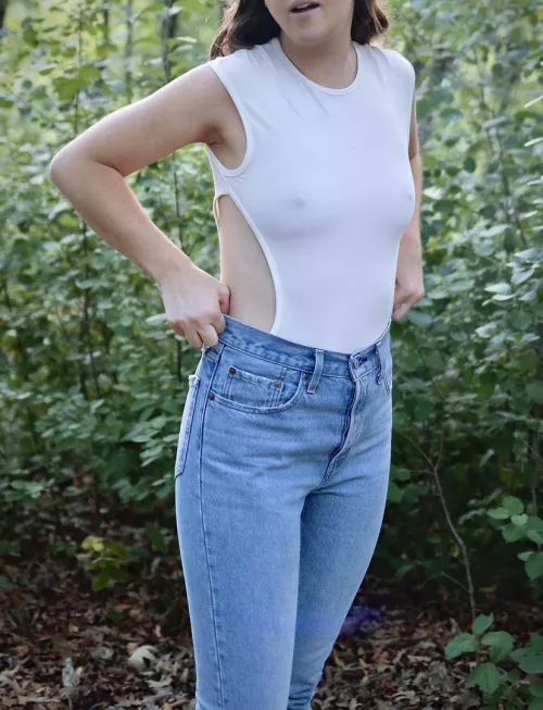 taking my lil boobies out for a walk by notabadpoppy