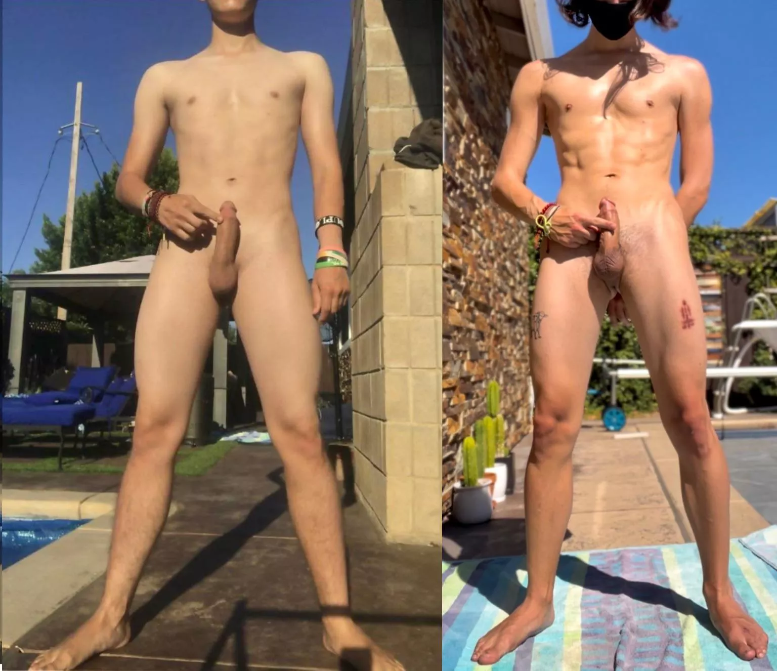 18 year old me vs. me now 😜 posted by BoiishColt