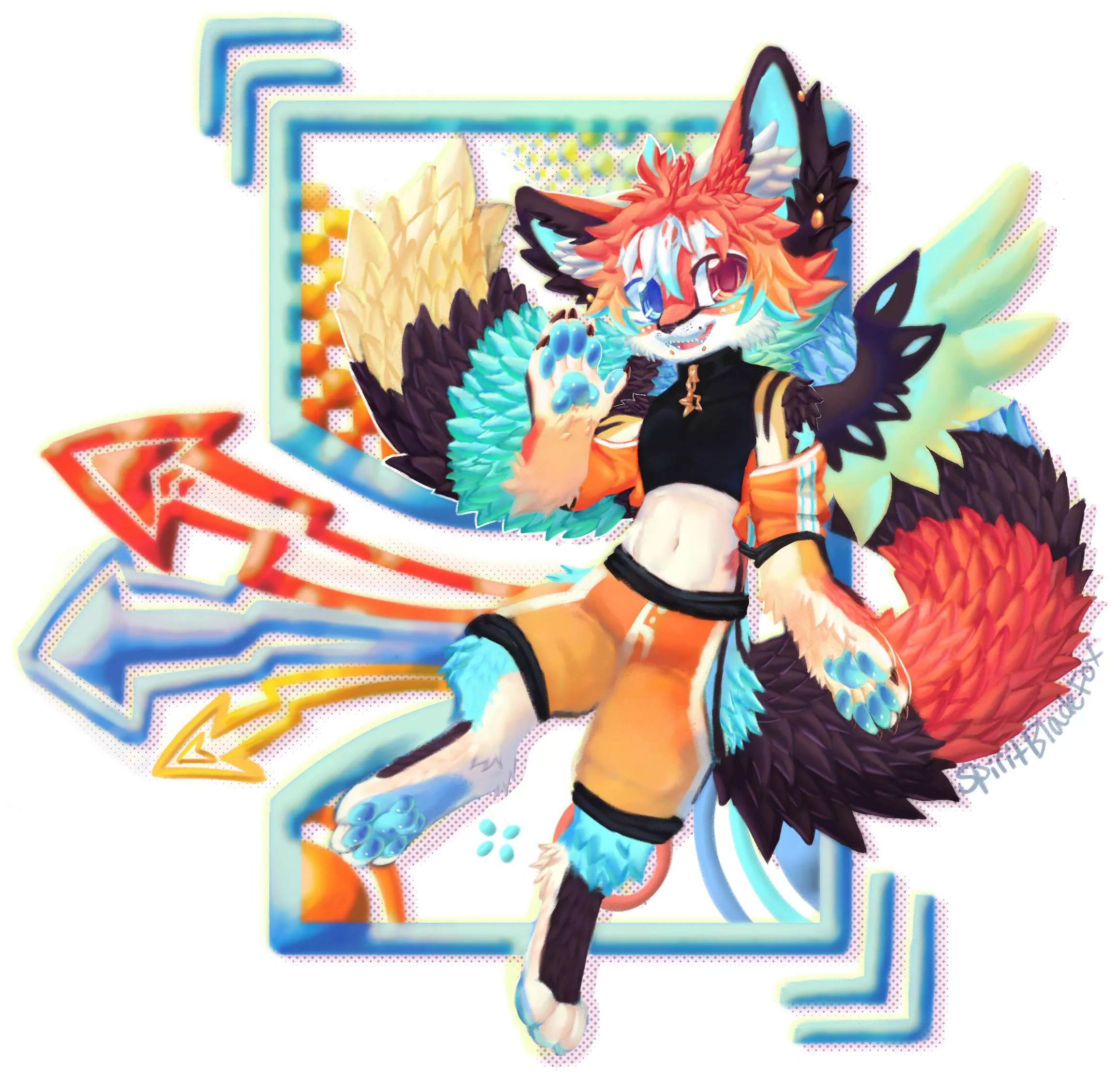 Finished commission ^^ (art by me) posted by SpiritBladeFox