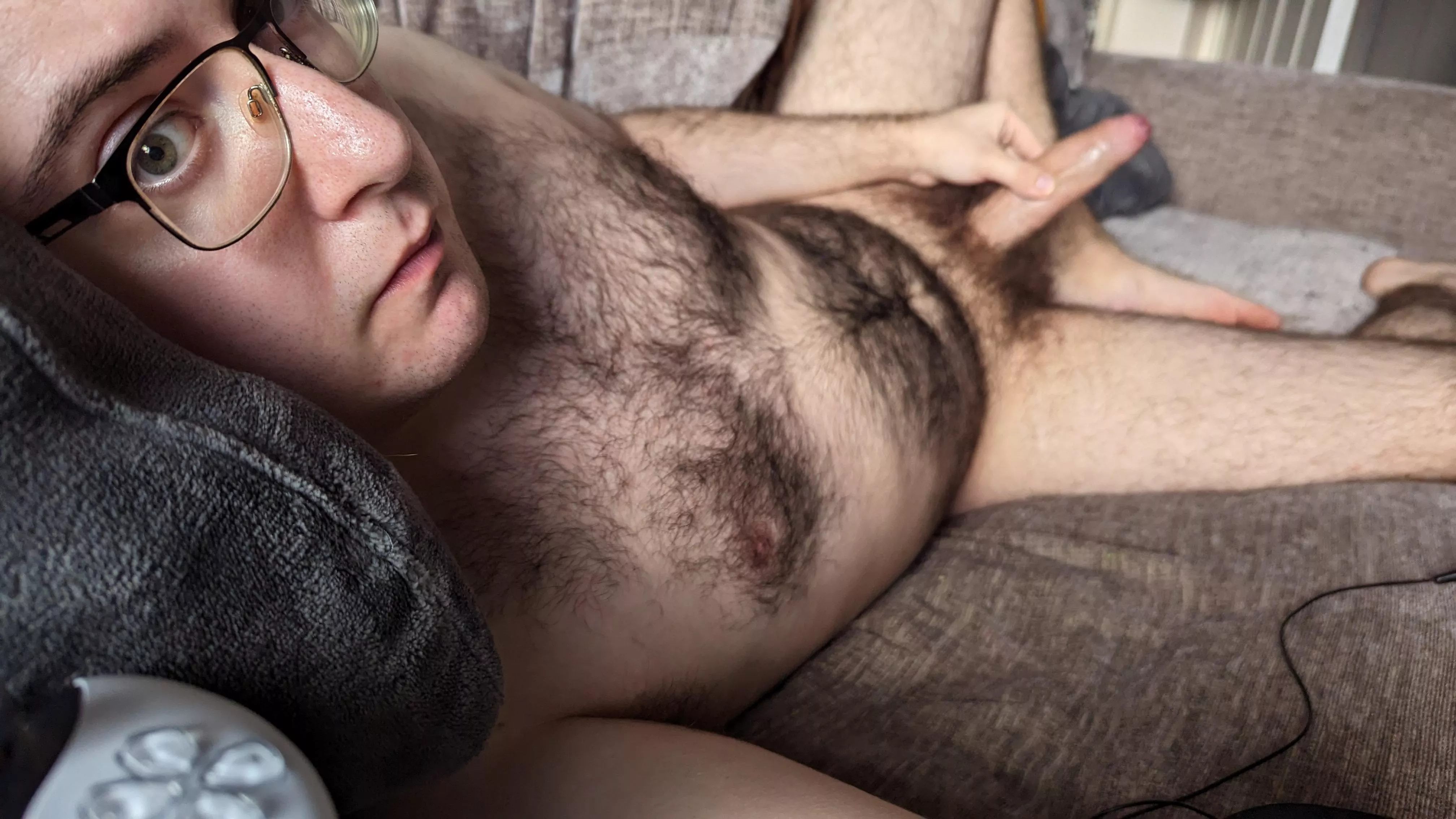 Hairy man chilling on the sofa :) posted by Cook-Motor