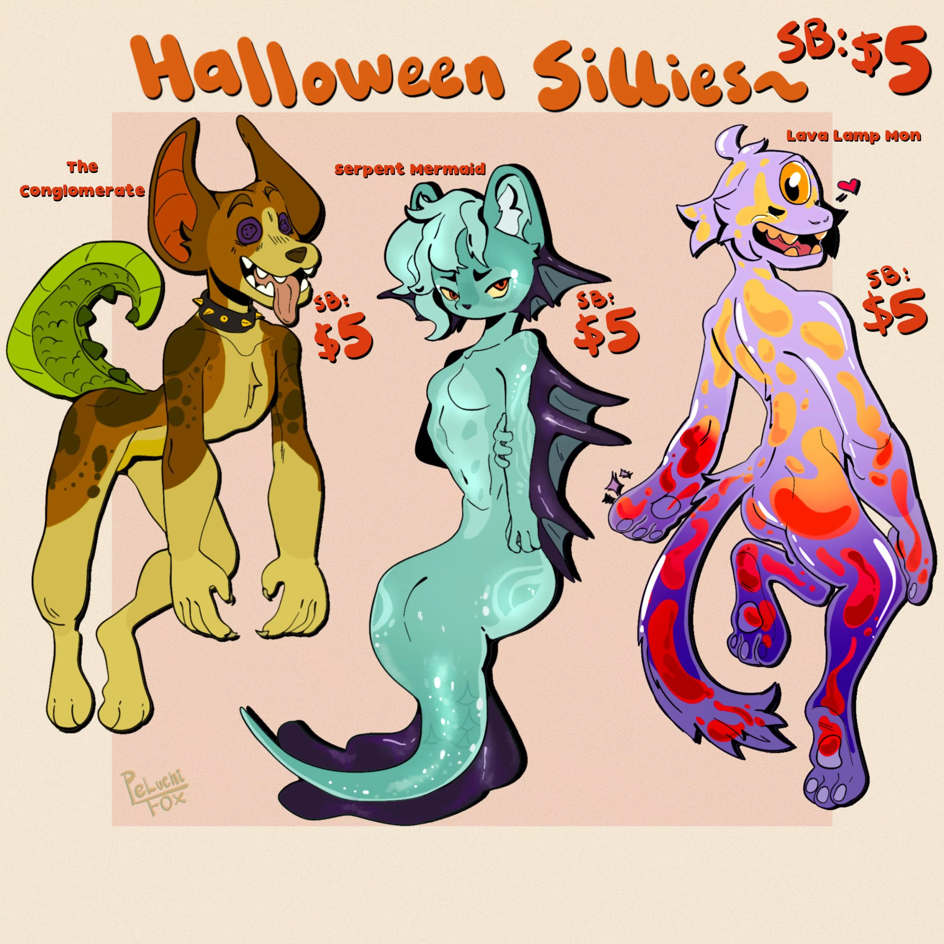 Halloween Sillies: Batch #1 posted by peluchifox