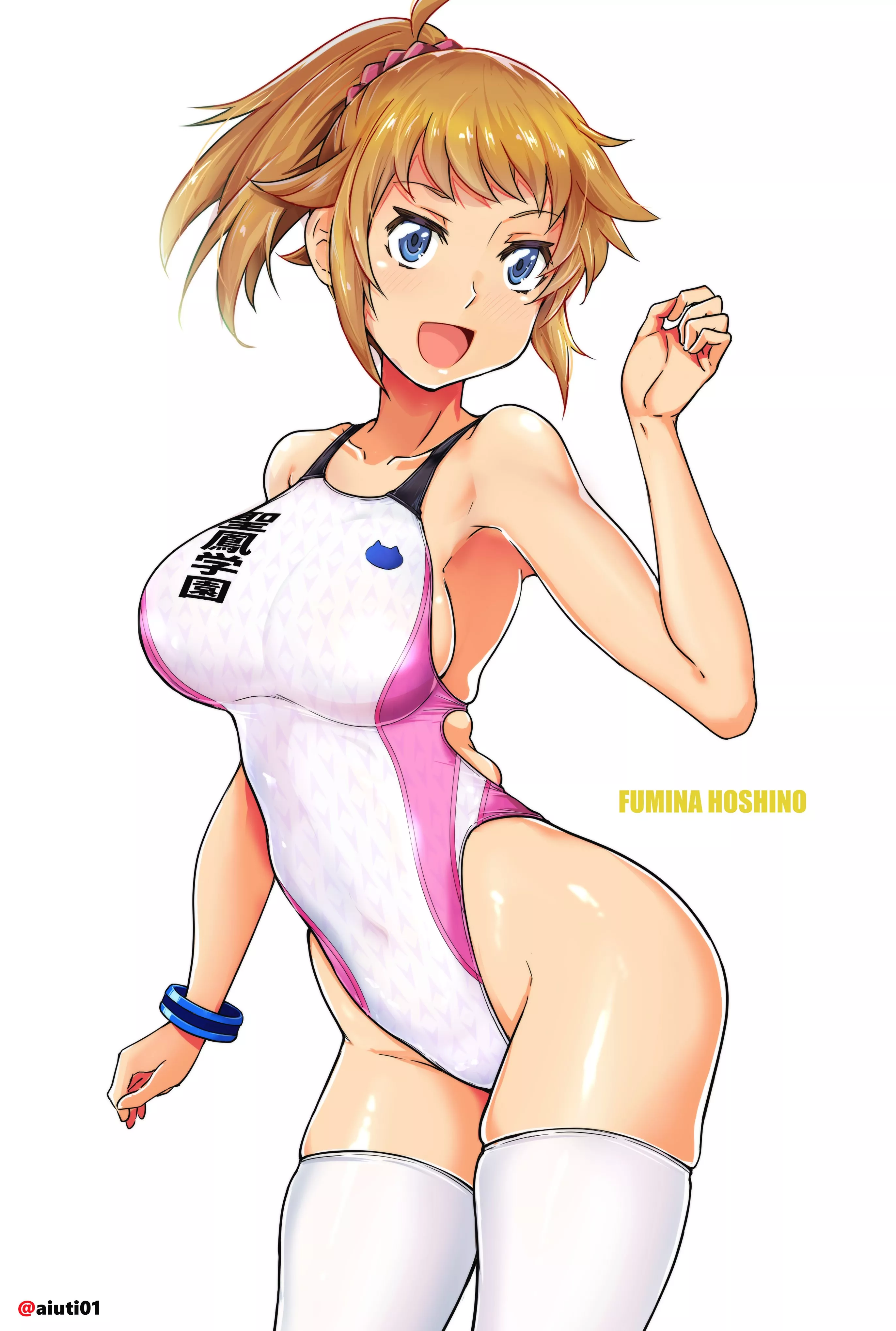 Hoshino Fumina in Seihou Themed Swimsuit [Gundam Build Fighters] (Aiuti) posted by ecchi_neko