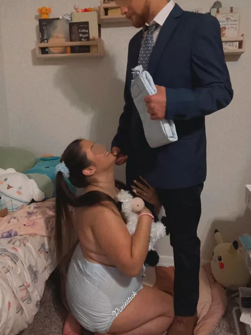 I’m always tryna convince Daddy to skip work & have a home day…🥰. And then their is Daddy, always insisting I need a change 🥺🙄 by Elena_Anghel69