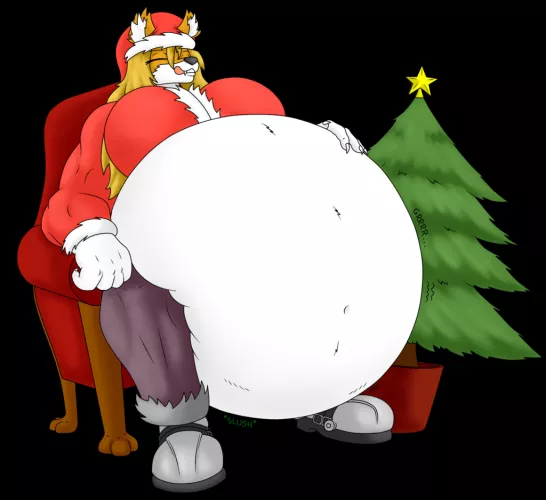 {Image} AT - X-mas Meal (Art by Tripper-Dude) [Oral Vore, Female Pred, Multiple Prey, Furry Pred, Foxwoman] by PianoPlayer97