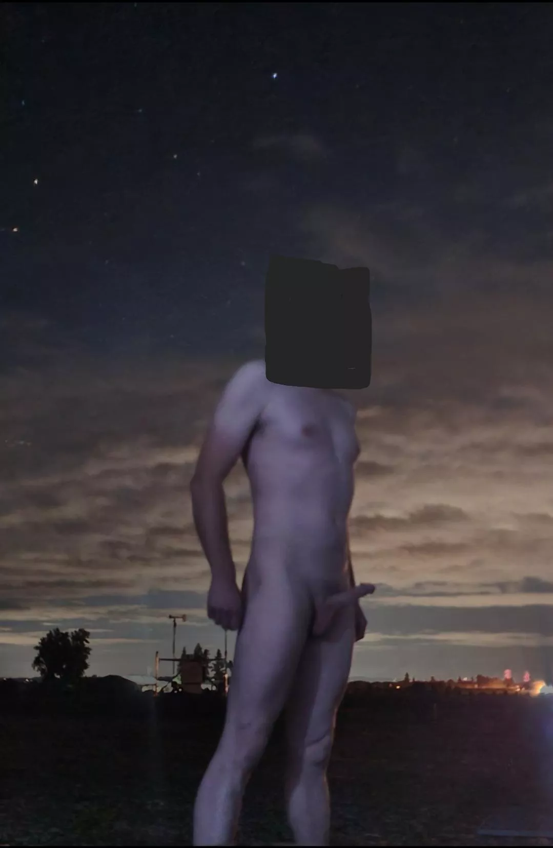 Much easier to be out in public at night. Trying to figure out night mode pics. Forgive the farmers tan lol posted by NetflixQ4