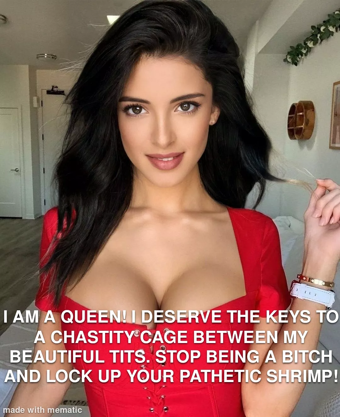 Queen posted by lockedslaveboy030
