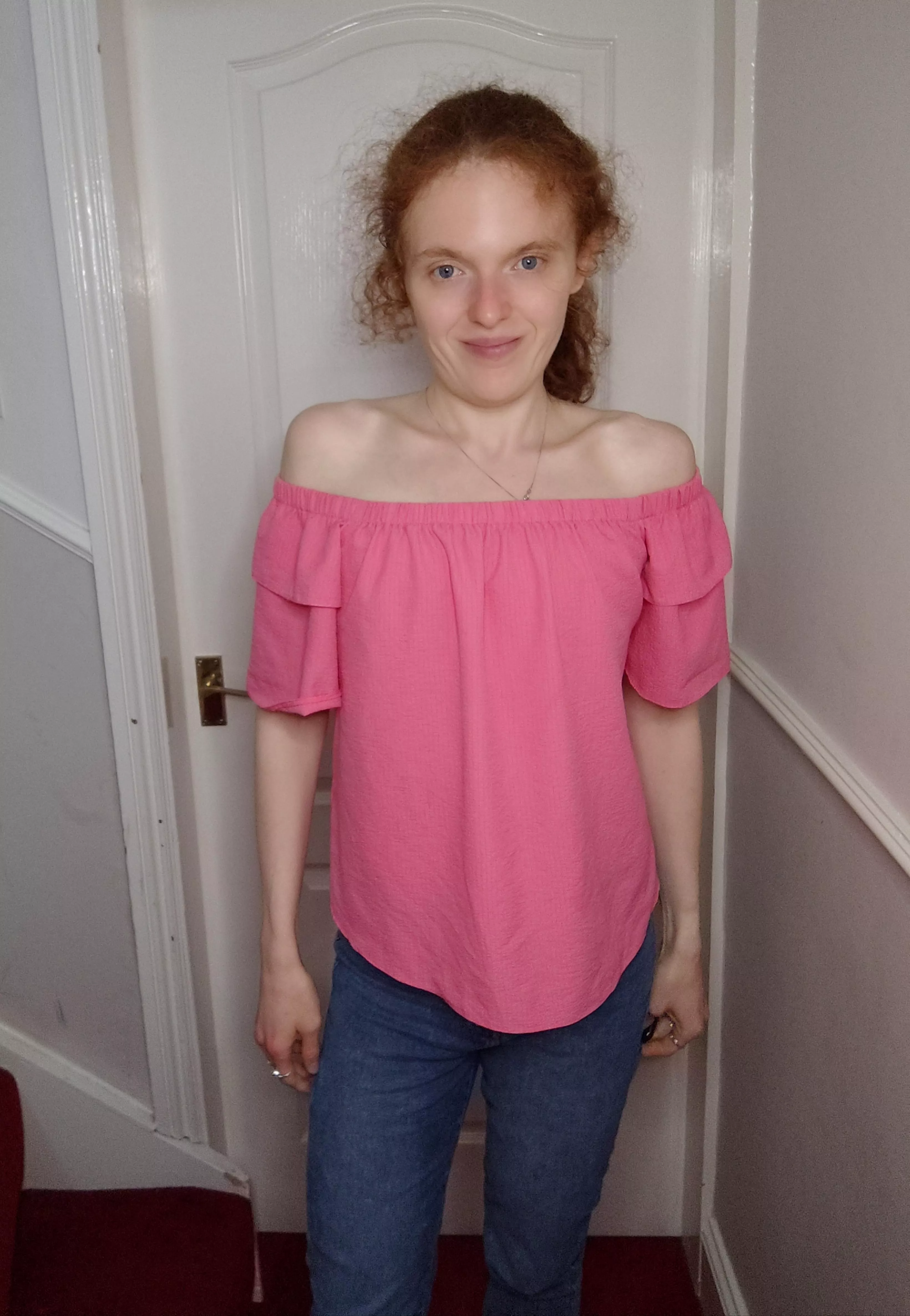 Smiling because I had a good gym session. posted by Hot-Campaign3260