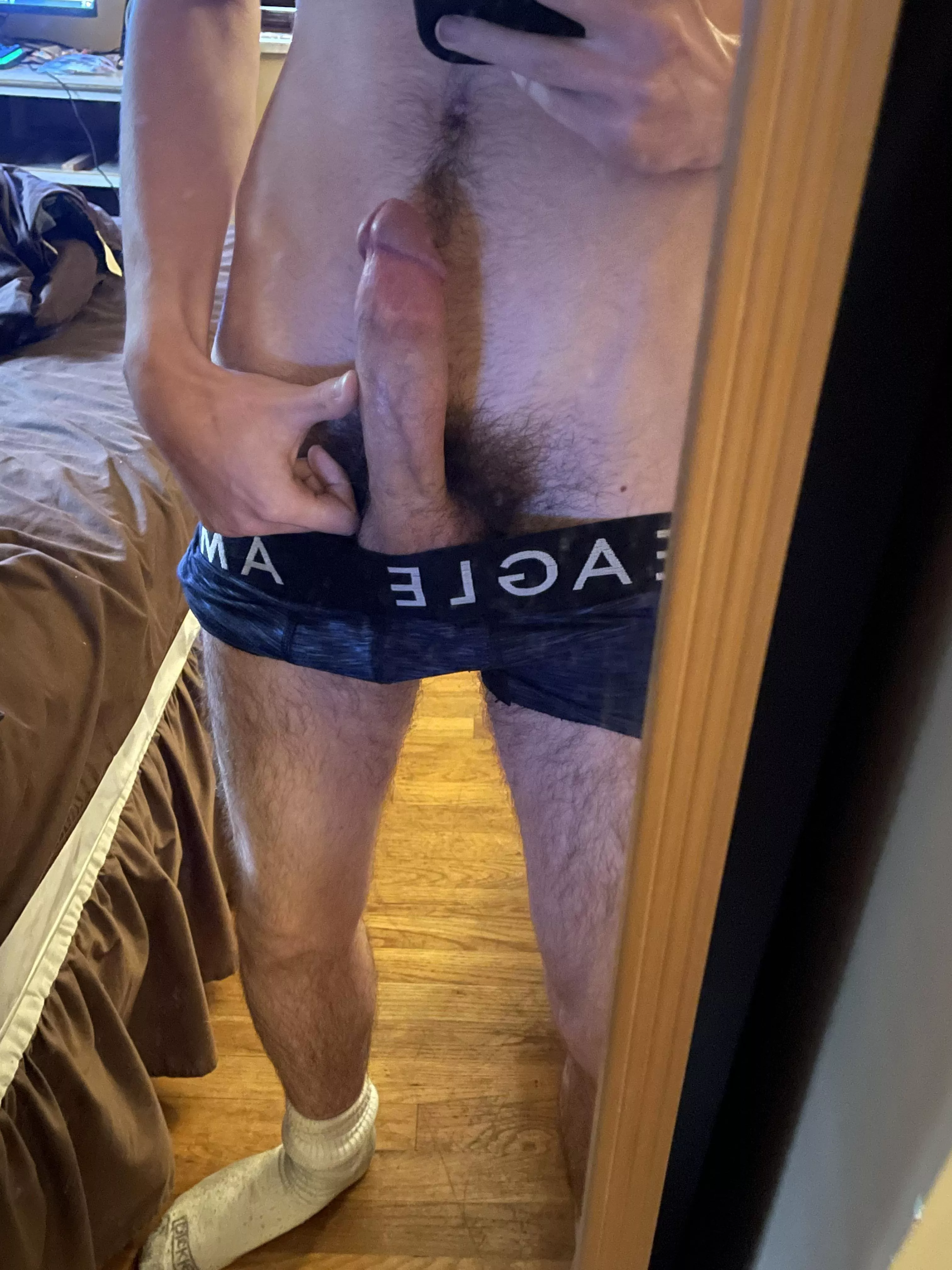 Tell me what’d you do with my college boy cock posted by MyCollegeBWC