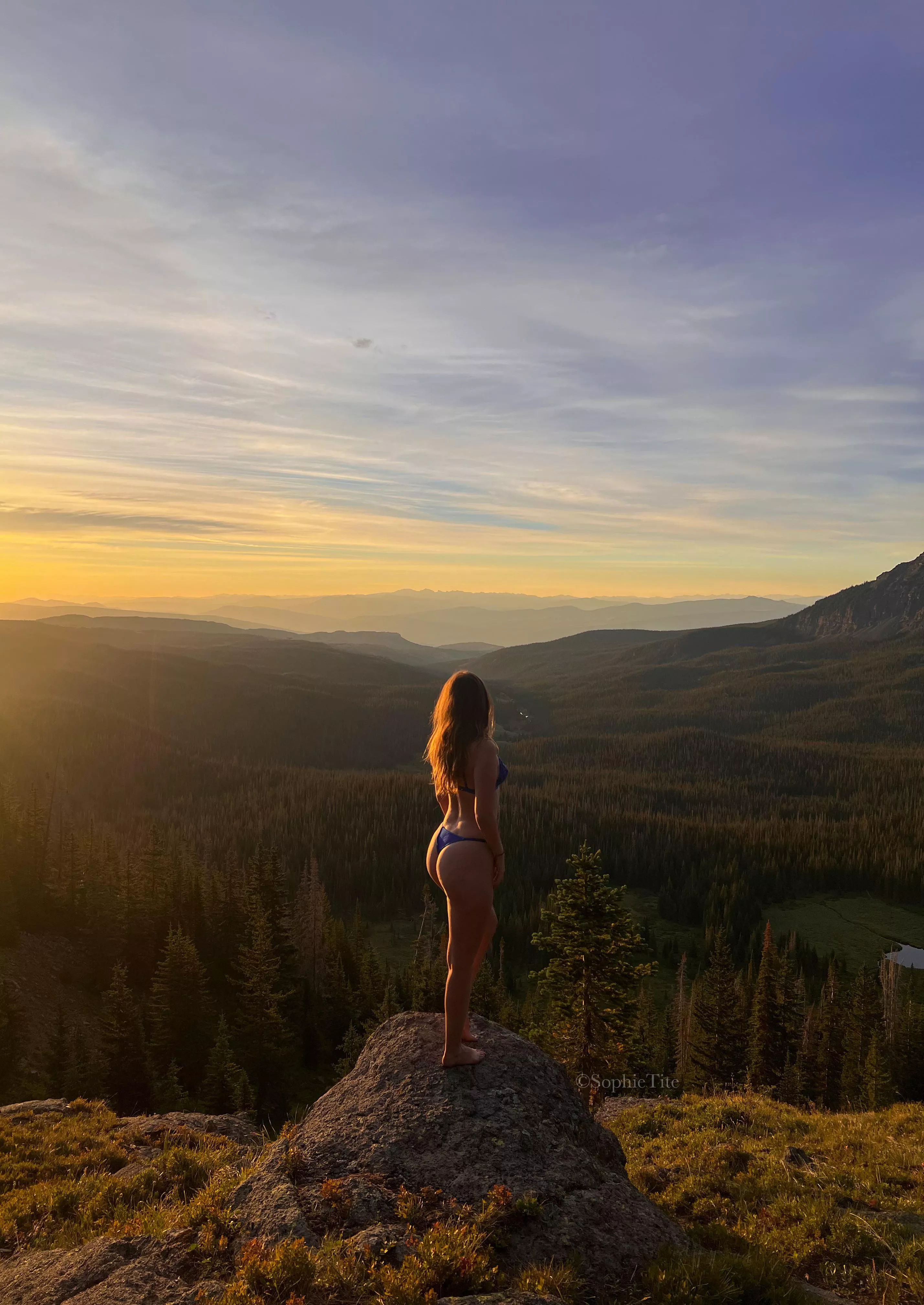 The view from camp during my most recent backpacking trip. posted by SophieTite