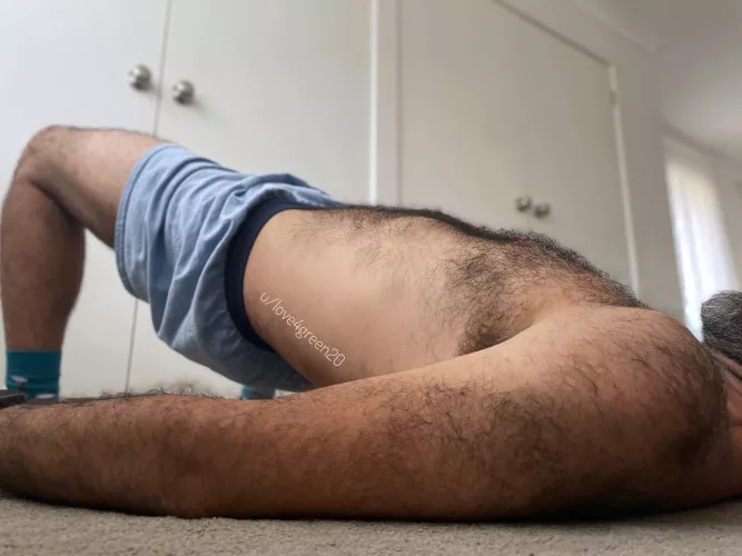 A warmup exercise never hurts…well except my bum maybe, but soon you’ll realise the benefits! by love4green20