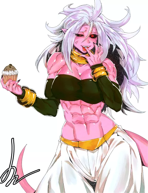 Android 21 [Artist: Minew] by ComaOfSouls